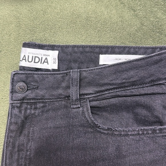 Claudia Mom jeans black denim size 31 - Dynamite - Picture 4 of 5